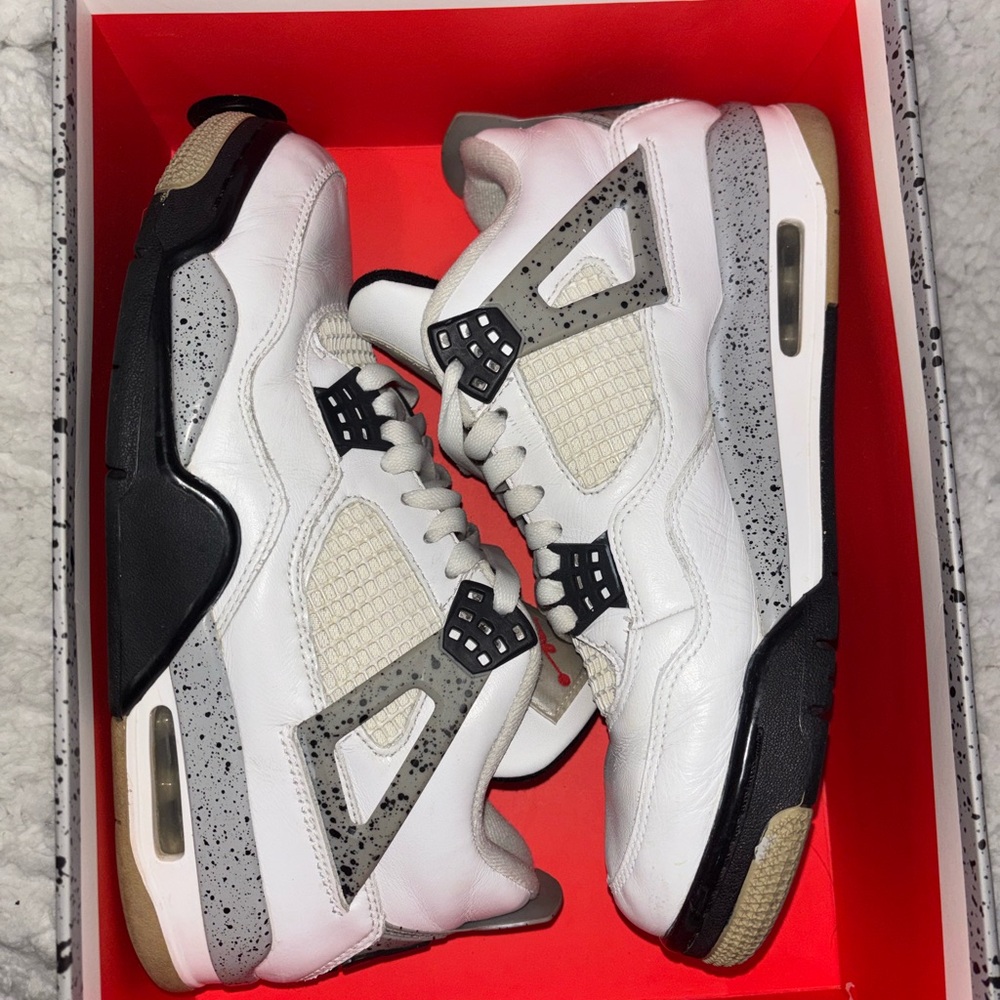 2016 Jordan 4 White Cement OG BOX
